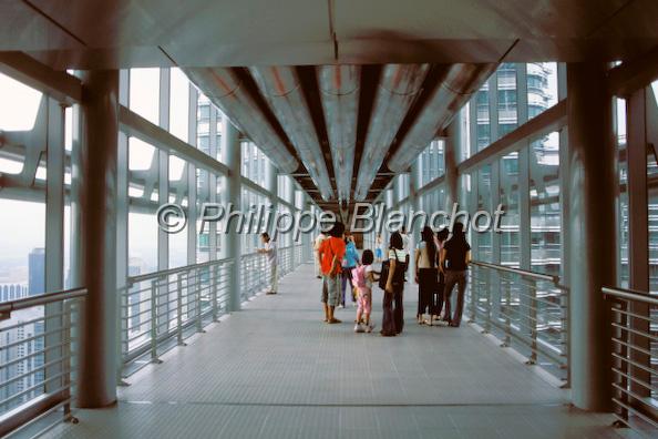 malaisie 04.jpg - Passerelle des Twin Towers, PetronasKuala LumpurMalaisie
